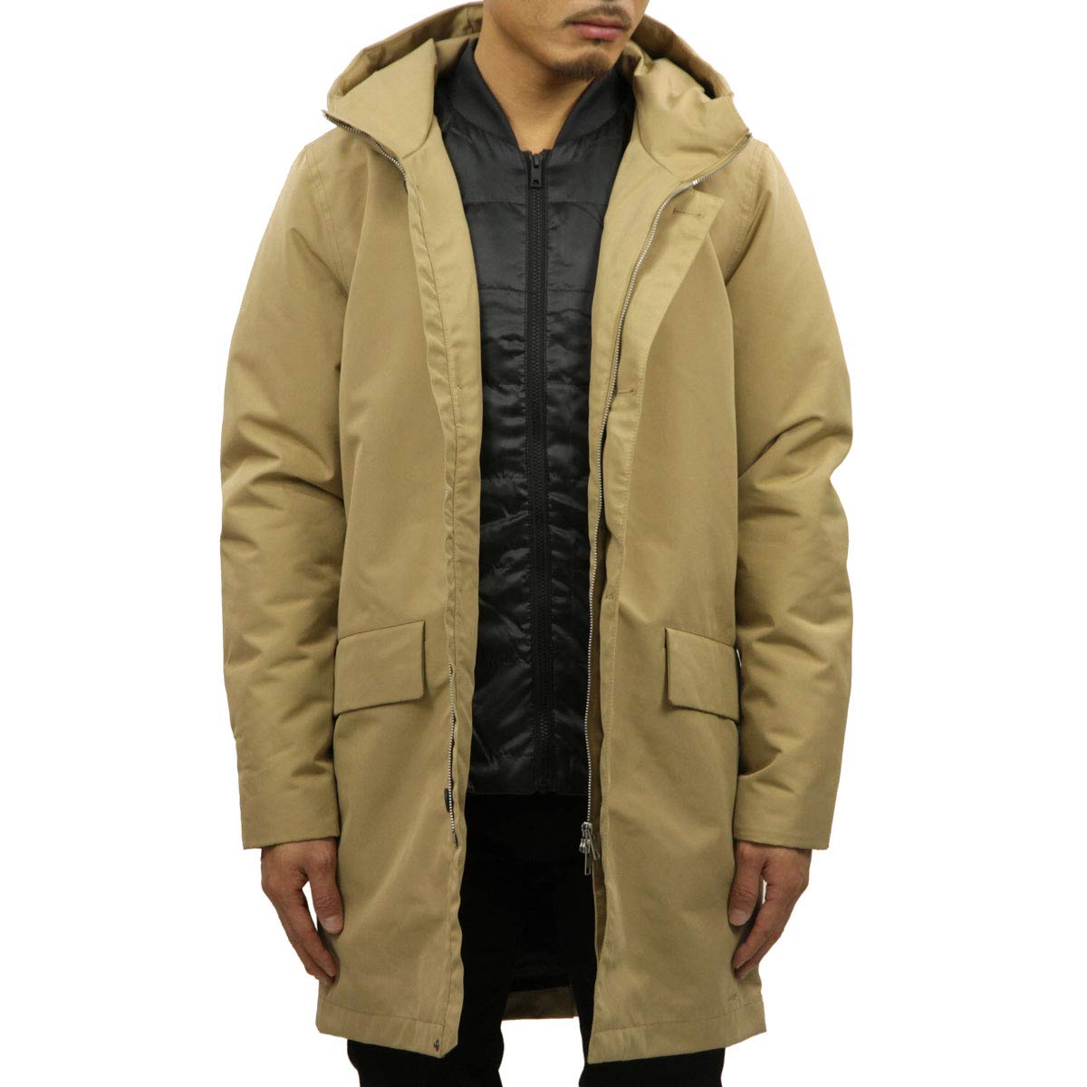 エルバイン elvine 正規販売店 メンズ アウター フードジャケット ELOF THERMOSOFT LONG JACKET 183019 CAMEL クリスマス プレゼント ラッピング Amazon | [Elvine] [エルバイン] 正規販売店 メンズ アウター フード